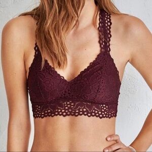 Aerie Lace Racerback Bralette, sz Medium